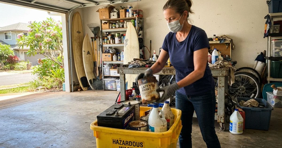 Is it safe to remove your own e-waste, chemicals, and hazardous junk in Hawaii
