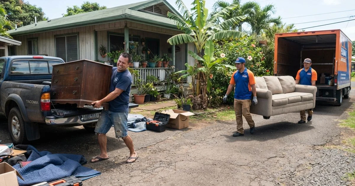 DIY junk hauling vs hiring a pro on Oahu: when each makes sense