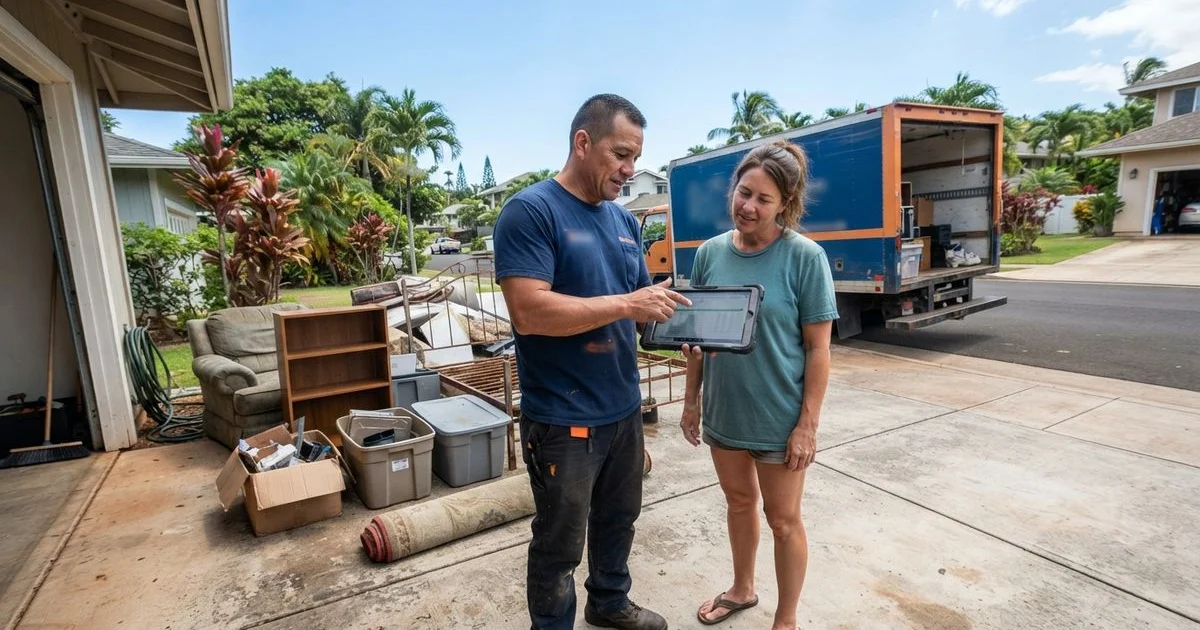 What junk removal costs in Oahu and what changes the price